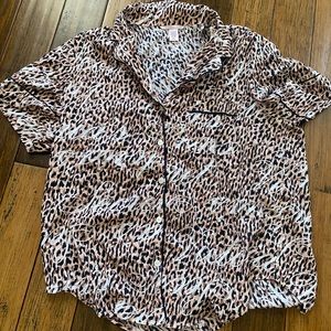 Victoria Secret Leopard Pajama top